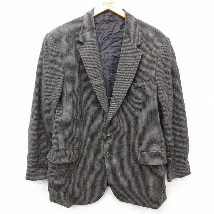 【商品番号】 outa25013025 【商品名】 L & starf;古着 長袖 テーラード ジャケット メンズ 90年代 90s ウール グレー 【メンズ参考サイズ】 L 【表記サイズ】 