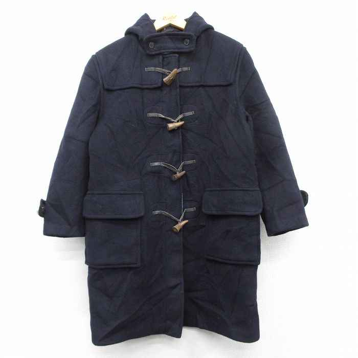【商品番号】 ouwl25010780 【商品名】 L & starf;古着 グローバーオール 長袖 ウール ダッフル コート パーカー メンズ 90年代 90s ロング丈 イングランド製 紺