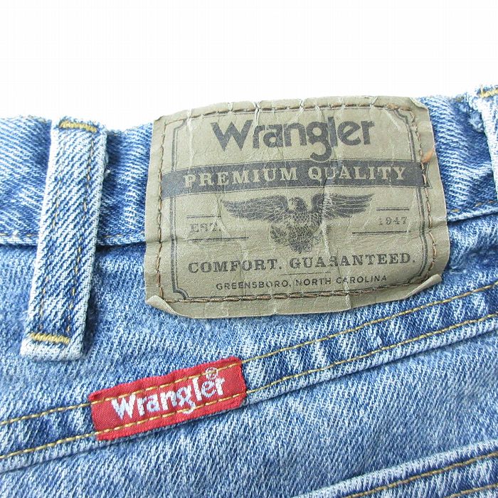 W34/古着 ラングラー Wrangler ジーンズ メンズ コットン 紺 ネイビー デニム 22apr14 ボトムス ジーパン Gパン ロング パンツ  DeXOuSeClZ, メンズファッション - atsw-anhaenger.at