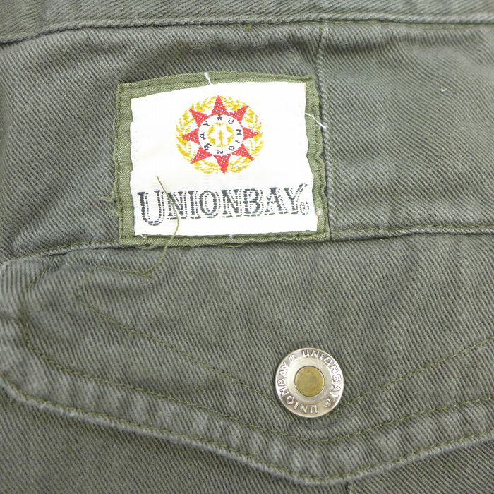 古着通販 W33☆古着 ユニオンベイ UNIONBAY カーゴ パンツ メンズ 00