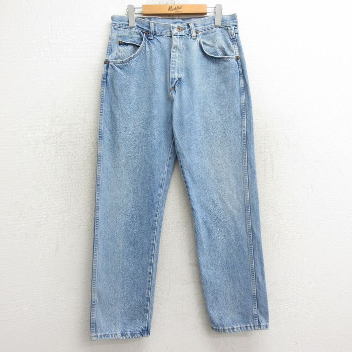 【商品番号】 par24111753 【商品名】 W31 & starf;古着 ルート66 ジーンズ メンズ コットン USA製 薄紺 デニム 【表記サイズ】 W33 L30 【実寸サイズ】 