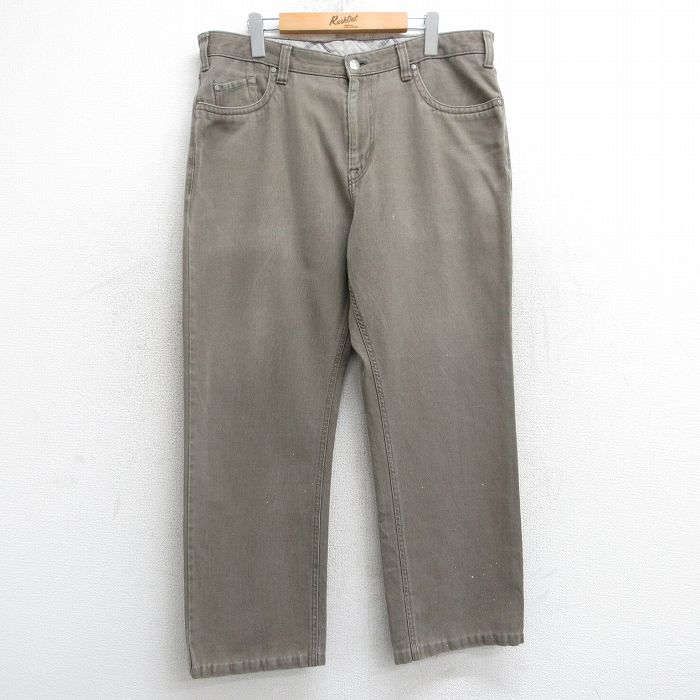 【商品番号】 par25021439 【商品名】 W36 & starf;古着 パンツ メンズ 00年代 00s 茶系 【表記サイズ】 W36 L32 【実寸サイズ】 ウエスト（腰まわり）92