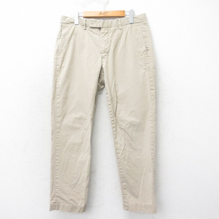 【商品番号】 par25023258 【商品名】 W33 & starf;古着 ラルフローレン ブランド パンツ メンズ ベージュ 【表記サイズ】 W33 L30 【実寸サイズ】 ウエスト（腰