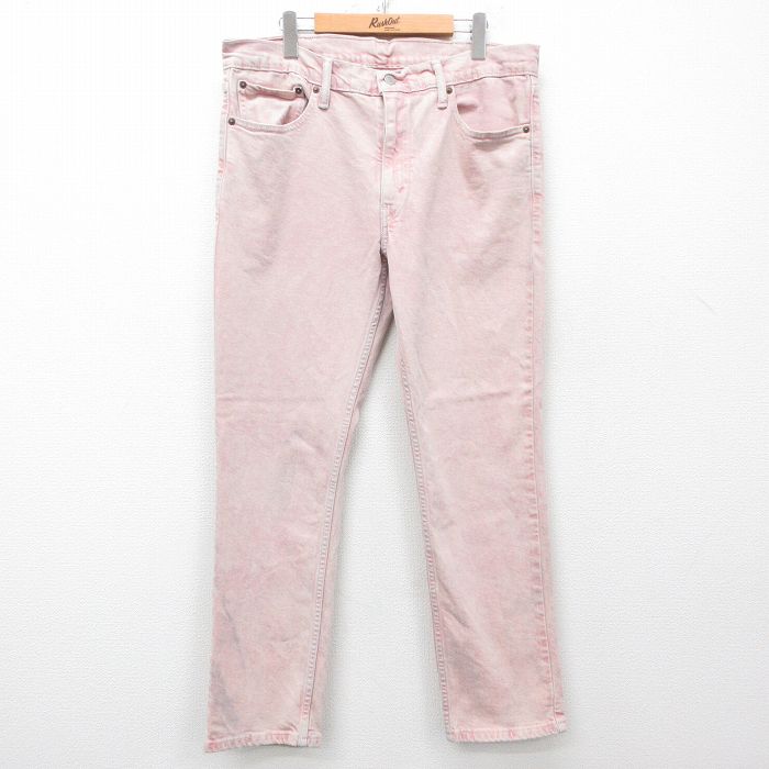 【商品番号】 par25030615 【商品名】 W37 & starf;古着 リーバイス Levis 511 ジーンズ メンズ ピンク デニム 【表記サイズ】 W38 L30 【実寸サイズ】