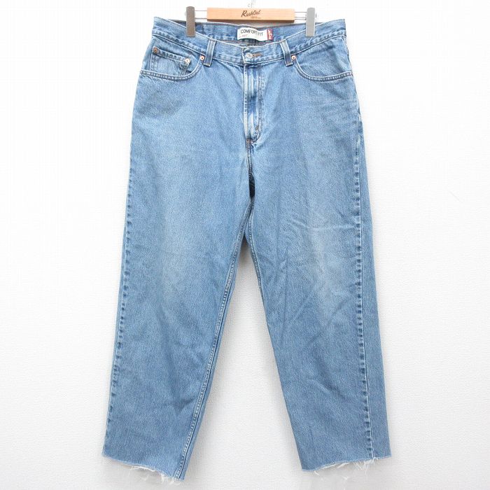 【商品番号】 par25030841 【商品名】 W36 & starf;古着 リーバイス Levis 560 ジーンズ メンズ コットン 紺 デニム 【表記サイズ】 W36 L34 【実寸サ