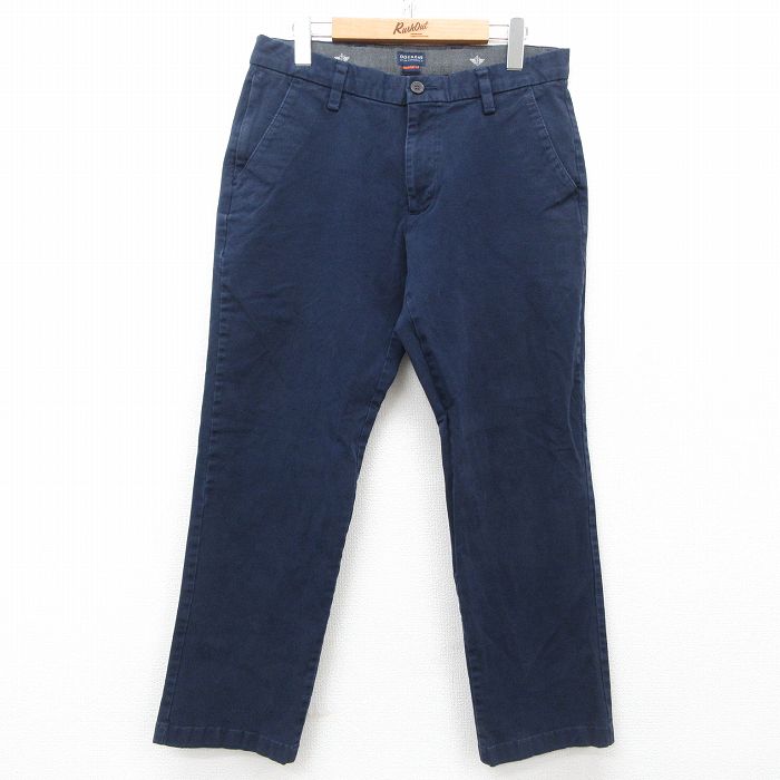 【商品番号】 par25040289 【商品名】 W32 & starf;古着 ドッカーズ パンツ メンズ 紺 【表記サイズ】 W32 L30 【実寸サイズ】 ウエスト（腰まわり）80cm レ