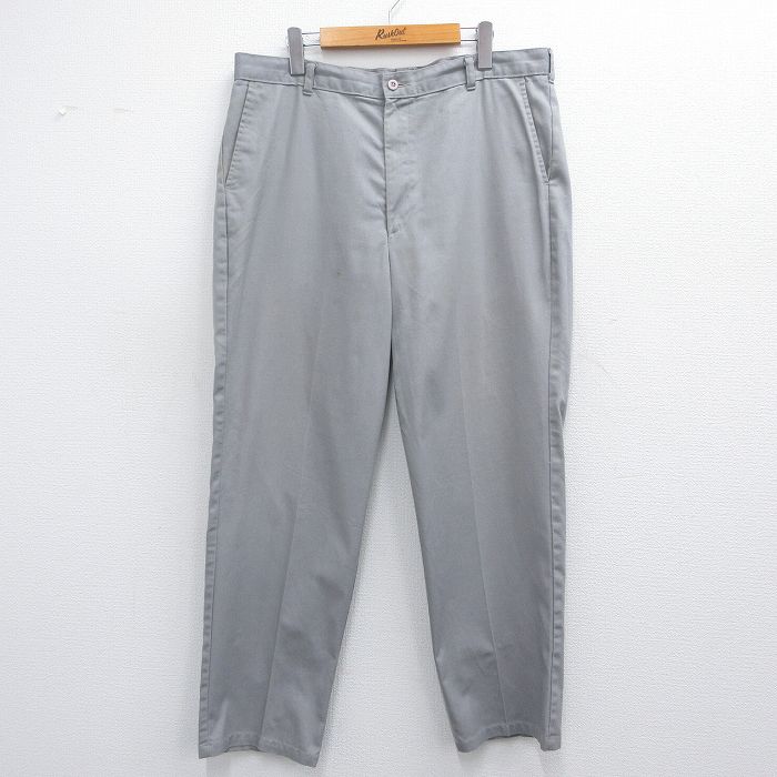 【商品番号】 par25041481 【商品名】 W38 & starf;古着 パンツ メンズ 80年代 80s タロン グレー 【表記サイズ】 W38 L30 【実寸サイズ】 ウエスト（腰ま
