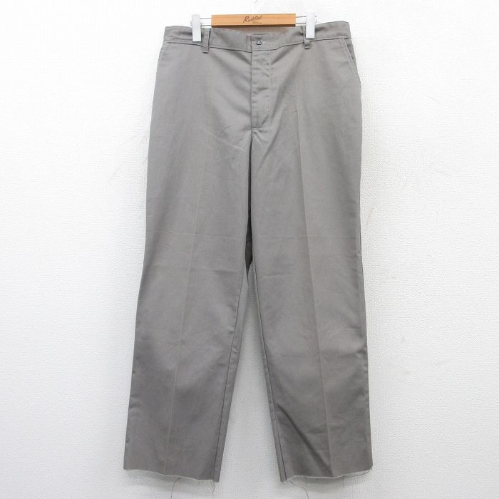 【商品番号】 par25042484 【商品名】 W36 & starf;古着 パンツ メンズ グレー 【表記サイズ】 W38 【実寸サイズ】 ウエスト（腰まわり）92cm レングス76cm 