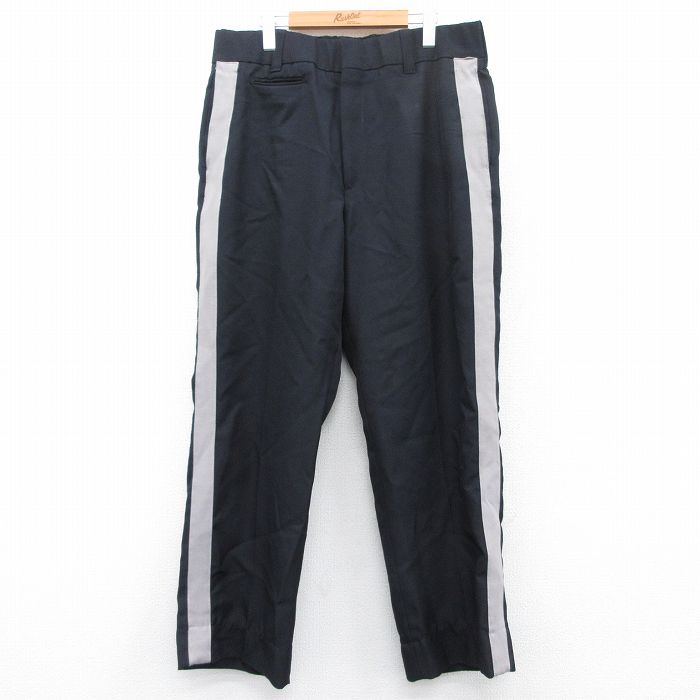 【商品番号】 par25043331 【商品名】 W36 & starf;古着 スラックス パンツ メンズ 90年代 90s USA製 黒他 【表記サイズ】 37REG 【実寸サイズ】 ウエス