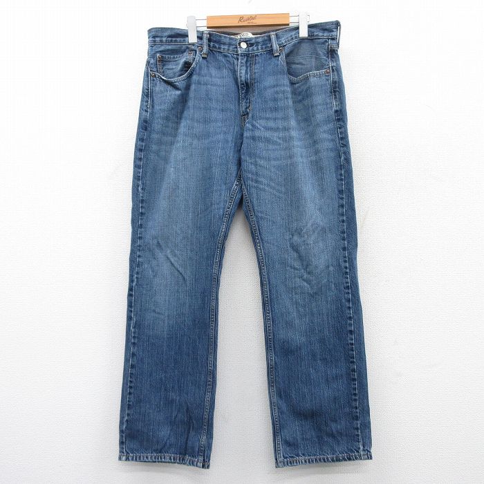 【商品番号】 par25043338 【商品名】 W36 & starf;古着 リーバイス Levis 559 ジーンズ メンズ ヒゲ コットン 紺 デニム 【表記サイズ】 36×32 【実寸