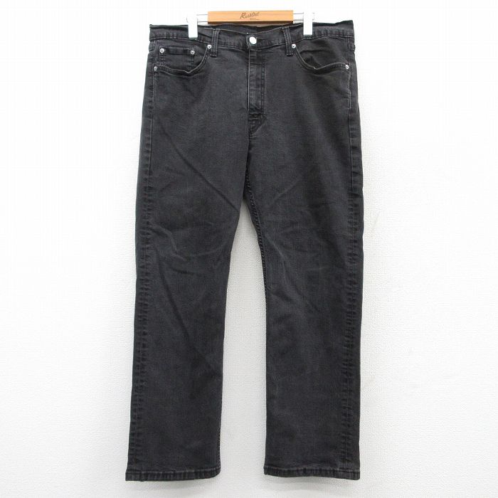 【商品番号】 par25044267 【商品名】 W40 & starf;古着 リーバイス Levis 514 ジーンズ メンズ 大きいサイズ 黒 デニム 【表記サイズ】 W40 L30 【実