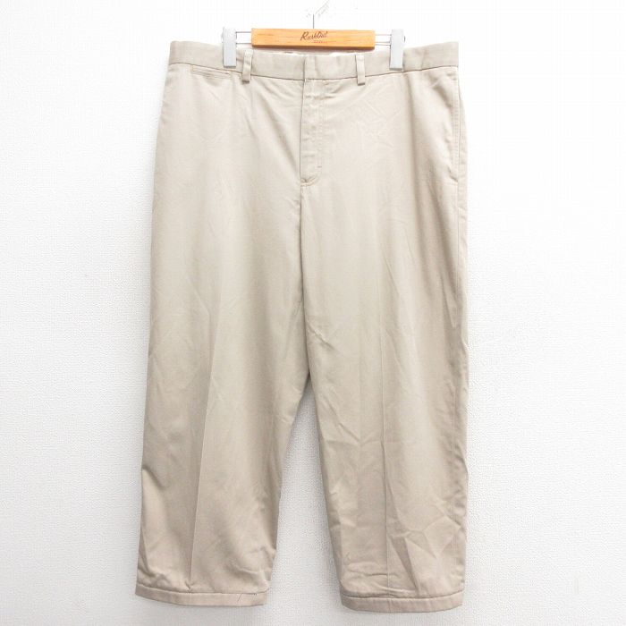 【商品番号】 par25050178 【商品名】 W37 & starf;古着 エルエルビーン パンツ メンズ コットン ベージュ 【表記サイズ】 W36 【実寸サイズ】 ウエスト（腰まわり）
