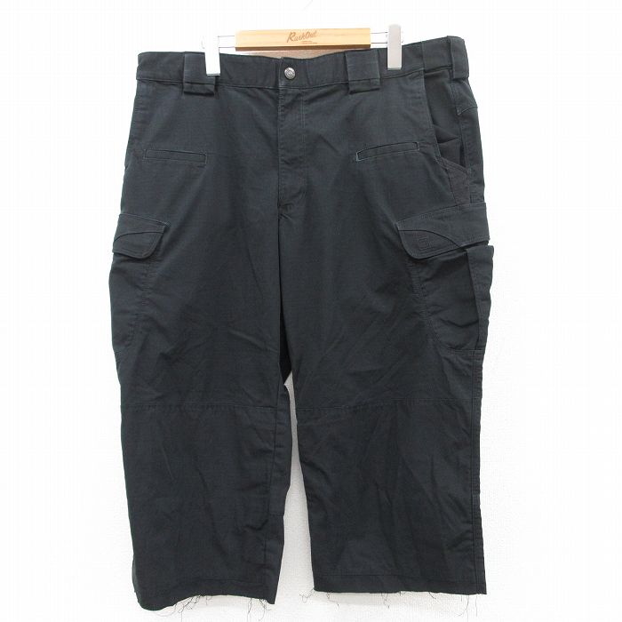 【商品番号】 par25054306 【商品名】 W38 & starf;古着 5.11 タクティカル カーゴ パンツ メンズ リップストップ 黒 【表記サイズ】 W38 L36 【実寸サイズ
