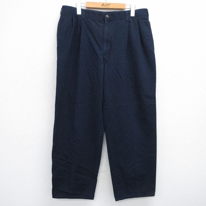 【商品番号】 par25060430 【商品名】 W35 & starf;古着 ドッカーズ パンツ メンズ コットン 紺 【表記サイズ】 W36 L29 【実寸サイズ】 ウエスト（腰まわり）9