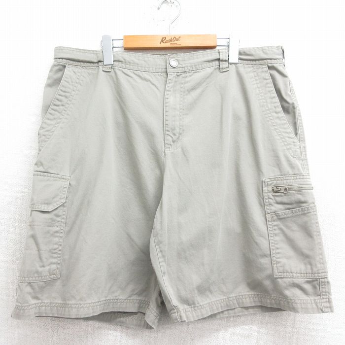 【商品番号】 pas24022745 【商品名】 W38 & starf;古着 コロンビア ショート パンツ ショーツ メンズ 00年代 00s コットン ベージュ系【spe】 【表記サイズ】