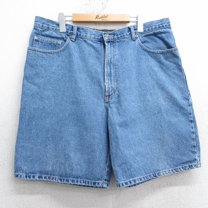 【商品番号】 pas25032242 【商品名】 W37 & starf;古着 ルート66 ショート パンツ メンズ 00年代 00s コットン 紺 デニム 【表記サイズ】 38 【実寸サイズ