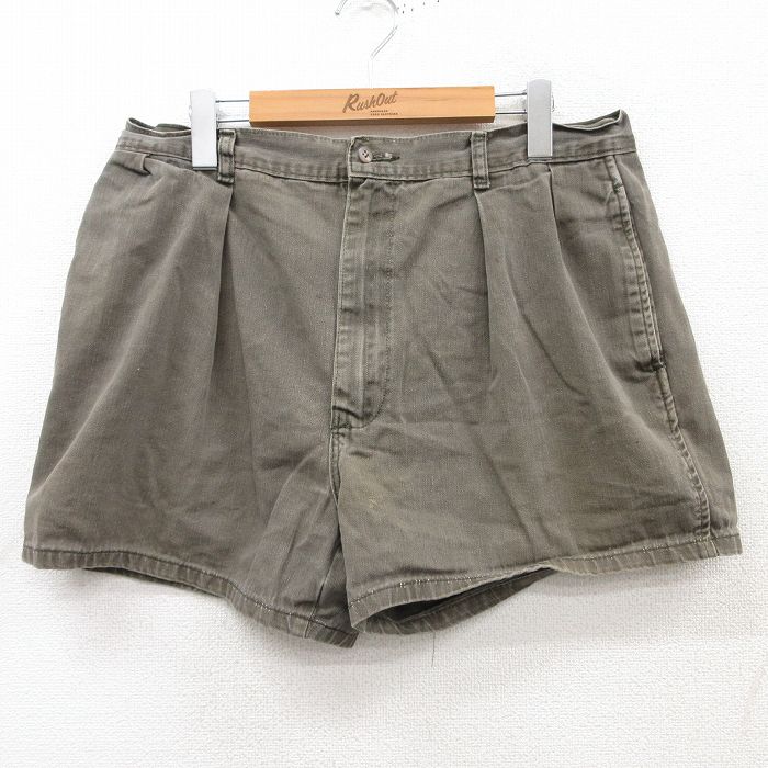 【商品番号】 pas25032496 【商品名】 W34 & starf;古着 ラルフローレン ブランド ショート パンツ ショーツ メンズ 90年代 90s タロン 緑系【spe】 【表記サ