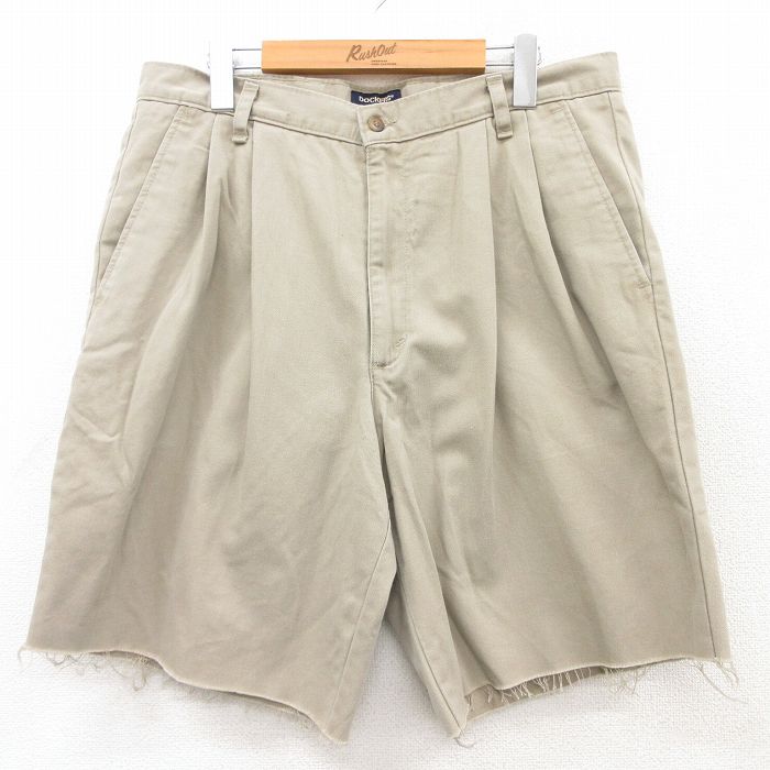 【商品番号】 pas25040647 【商品名】 W36 & starf;古着 ドッカーズ ショート パンツ ショーツ メンズ 00年代 00s コットン ベージュ 【表記サイズ】 W36 L