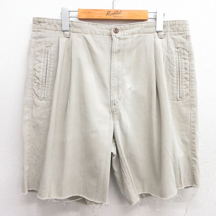 【商品番号】 pas25041367 【商品名】 W36 & starf;古着 ドッカーズ ショート パンツ ショーツ メンズ コットン ベージュ 【表記サイズ】 W36 L34 【実寸サイズ