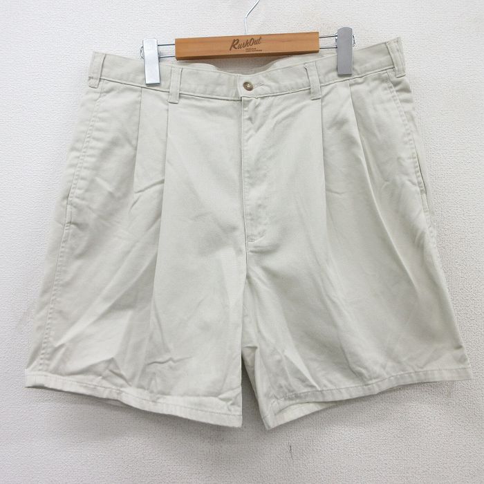 【商品番号】 pas25042581 【商品名】 W34 & starf;古着 ショート パンツ ショーツ メンズ 90年代 90s コットン タロン 白 【表記サイズ】 36 【実寸サイズ】