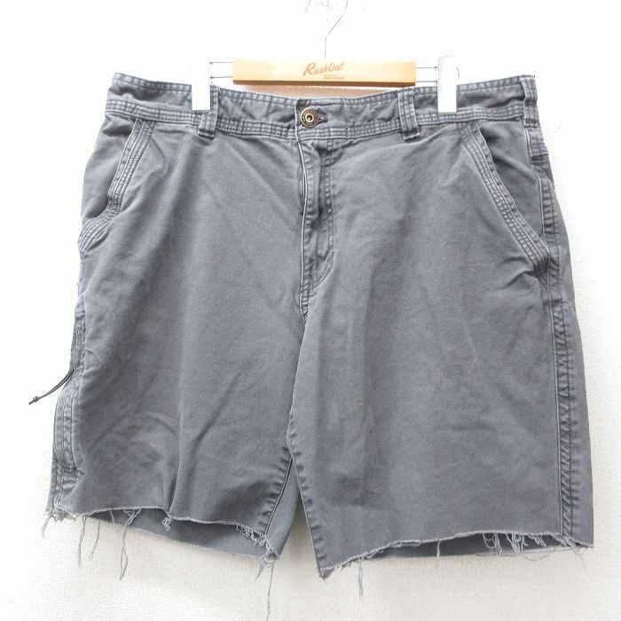 【商品番号】 pas25042823 【商品名】 W39 & starf;古着 ショート パンツ ショーツ メンズ 00年代 00s グレー 【表記サイズ】 W38 L32 【実寸サイズ】 ウ