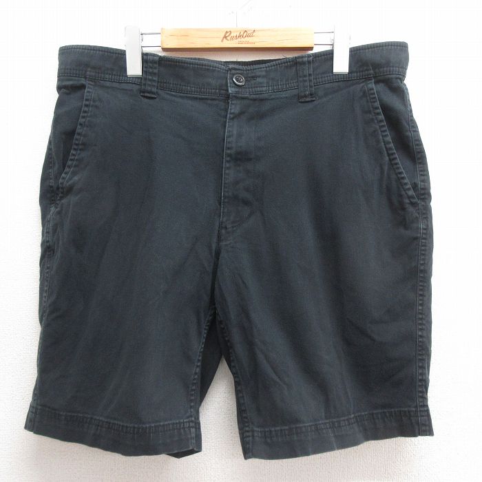 【商品番号】 pas25050412 【商品名】 W37 & starf;古着 セントジョンズベイ ショート パンツ ショーツ メンズ 黒 【表記サイズ】 36 【実寸サイズ】 ウエスト（腰ま