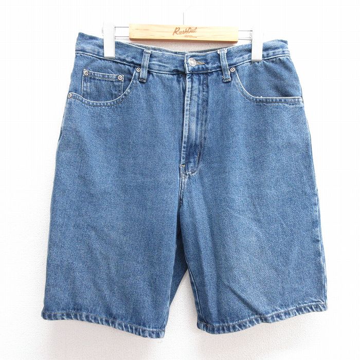 【商品番号】 pas25052360 【商品名】 W32 & starf;古着 ルート66 ショート パンツ ショーツ メンズ 00年代 00s コットン 紺 デニム 【表記サイズ】 W32 