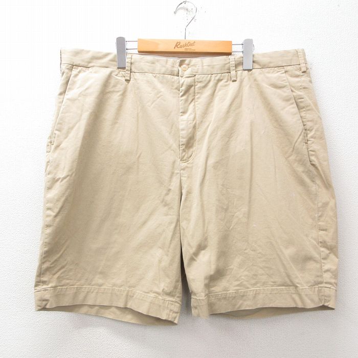 【商品番号】 pas25052387 【商品名】 W42 & starf;古着 ラルフローレン ブランド ショート パンツ ショーツ メンズ ベージュ 【表記サイズ】 W40 【実寸サイズ】 