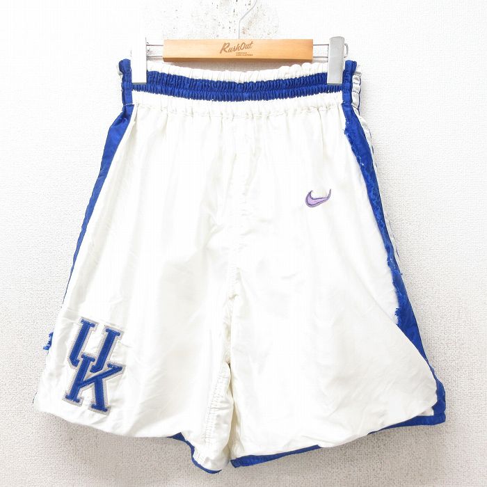 【商品番号】 pas25052802 【商品名】 W31 & starf;古着 ナイキ NIKE ショート パンツ ショーツ メンズ 90年代 90s UK USA製 白 【表記サイズ】 32