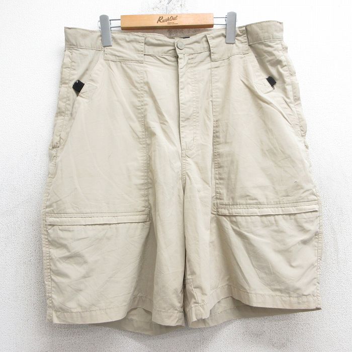 【商品番号】 pas25053595 【商品名】 W38 & starf;古着 ルート66 ショート ベイカー パンツ ショーツ メンズ 00年代 00s ベージュ 【表記サイズ】 38 【実