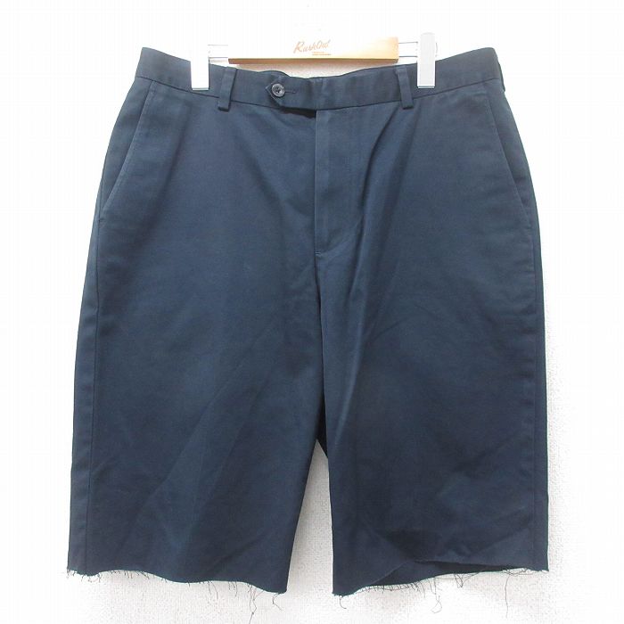 【商品番号】 pas25053804 【商品名】 W35 & starf;古着 JOS A BANK ショート パンツ ショーツ メンズ コットン 黒 【表記サイズ】 W34 L31 【実寸サ
