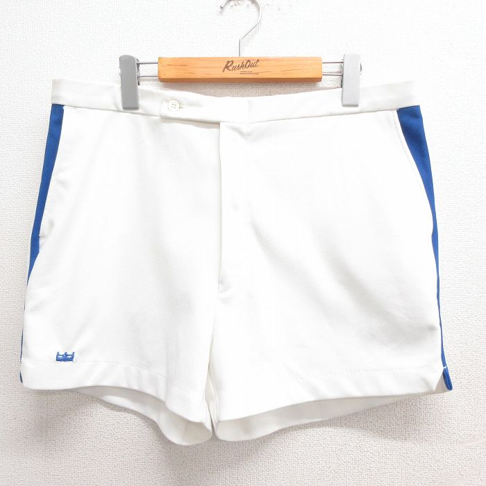【商品番号】 pas25060059 【商品名】 W36 & starf;古着 シアーズ ショート パンツ ショーツ メンズ 80年代 80s 白他 【表記サイズ】 38 【実寸サイズ】 ウエ