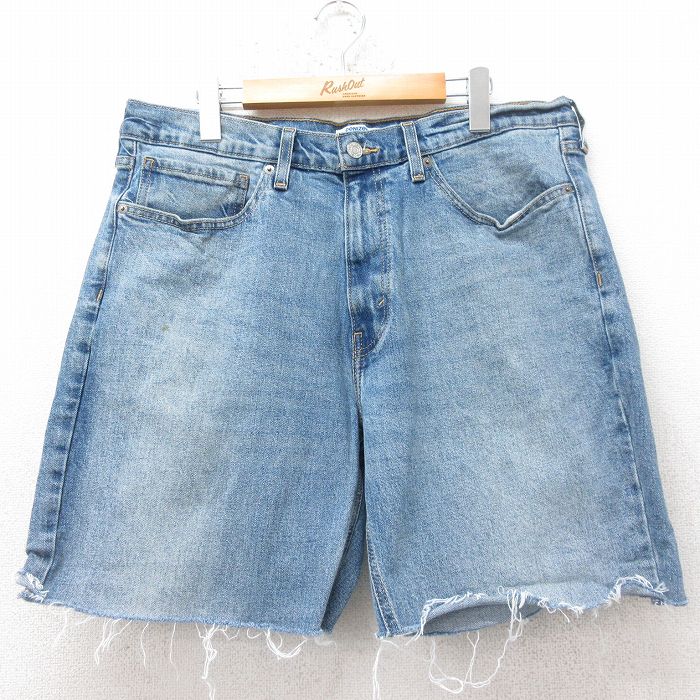 【商品番号】 pas25060945 【商品名】 W36 & starf;古着 リーバイス Levis 231 ショート パンツ ショーツ メンズ 紺 デニム 【表記サイズ】 W36 L34 
