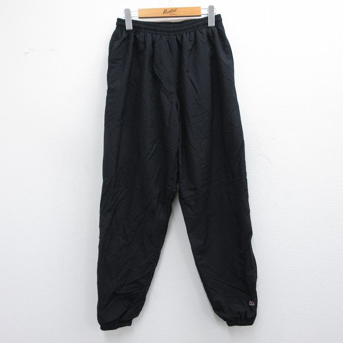 【商品番号】 pasw25021833 【商品名】 W29 & starf;古着 ナイロン パンツ メンズ 黒 【表記サイズ】 M 【実寸サイズ】 ウエスト（腰まわり）75cm位（68cmから