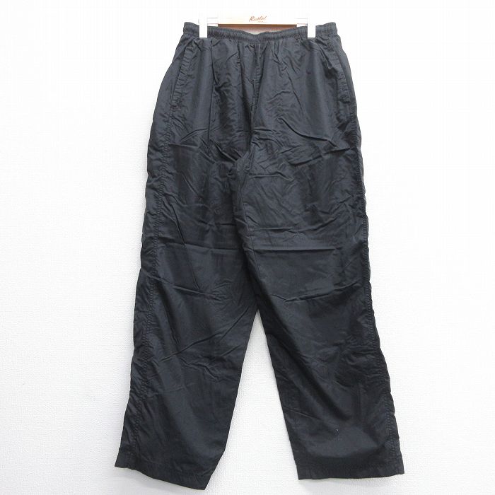 【商品番号】 pasw25042390 【商品名】 W36 & starf;古着 ナイロン パンツ メンズ 黒 【表記サイズ】 XL 【実寸サイズ】 ウエスト（腰まわり）91cm位（82から1
