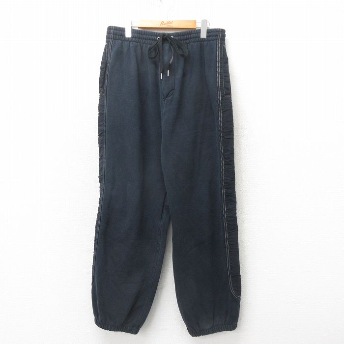 【商品番号】 pasw25042779 【商品名】 W35 & starf;古着 スウェット パンツ 黒 【表記サイズ】 XL 【実寸サイズ】 ウエスト（腰まわり）90cm位（72から104c