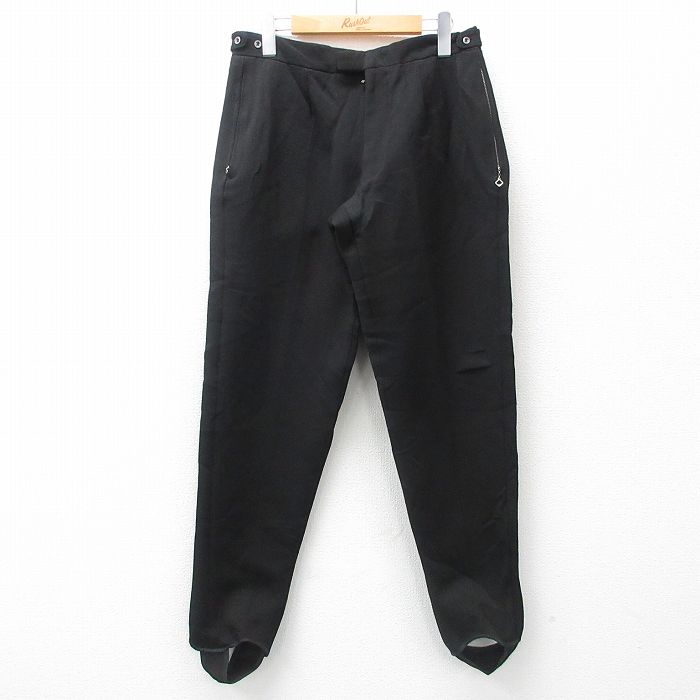 【商品番号】 pav25012177 【商品名】 W30 & starf;古着 ビンテージ パンツ メンズ 60年代 60s ウール 黒 【表記サイズ】 なし 【実寸サイズ】 ウエスト（腰まわ
