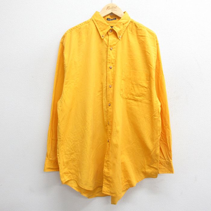 【商品番号】 shbd24074603 【商品名】 XL & starf;古着 アバクロンビー 長袖 ブランド シャツ メンズ THE BIG SHIRT ロング丈 大きいサイズ コットン ボ