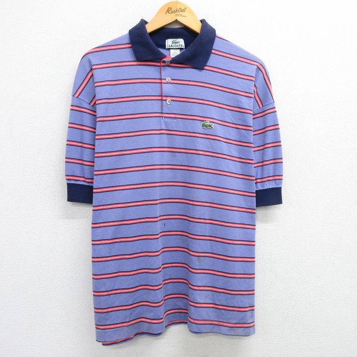 【商品番号】 shbp25051787 【商品名】 XL & starf;古着 ラコステ LACOSTE 半袖 ブランド ポロ シャツ メンズ 90年代 90s ワンポイントロゴ 大きいサイズ