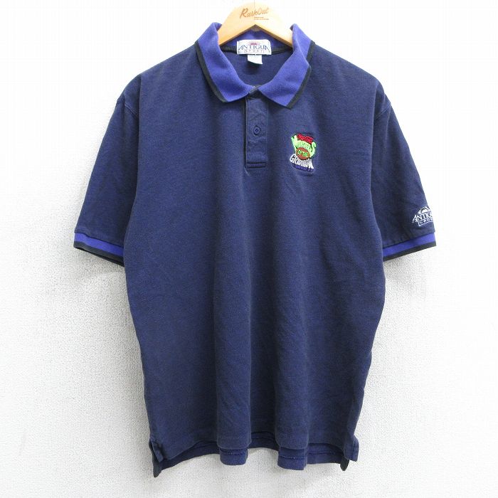 【商品番号】 shp25031128 【商品名】 XL & starf;古着 半袖 ポロ シャツ メンズ 90年代 90s ゲーム MONSTERS OF THE GRIDIRON コカコーラ