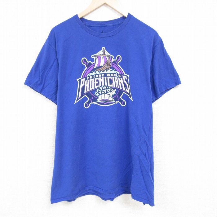 【商品番号】 ts54060039 【商品名】 XL & starf;古着 ヘインズ Hanes 半袖 Tシャツ メンズ ディズニー DISNEY PHOENICIANS 大きいサイズ コット