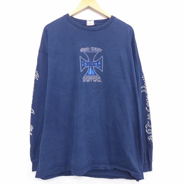 古着通販 XL☆古着 長袖 Tシャツ 00年代 00s ウエストコースト