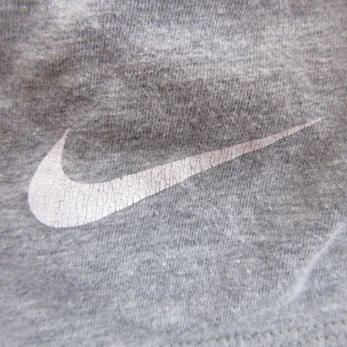 古着通販 L☆古着 ナイキ NIKE 半袖 ブランド Tシャツ メンズ NFL ミネソタバイキングス クルーネック グレー 霜降り アメフト  スーパーボウル