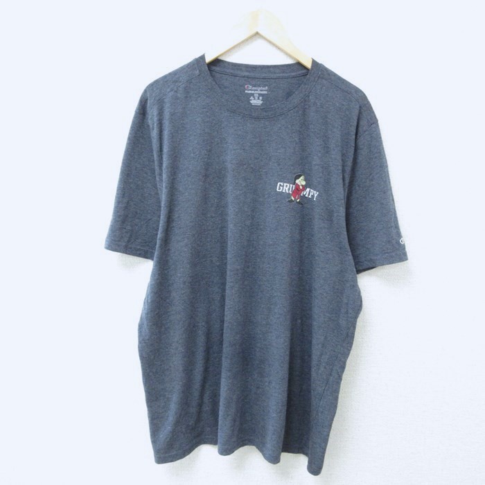 【商品番号】 tsbd53070178 【商品名】 XL & starf;古着 チャンピオン Champion 半袖 ブランド Tシャツ メンズ ディズニー DISNEY しらゆきひめ 7人の