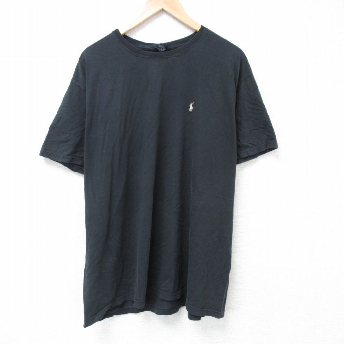 【商品番号】 tsbd54060232 【商品名】 XL & starf;古着 ラルフローレン Ralph Lauren 半袖 ブランド Tシャツ メンズ 90年代 90s ワンポイントロゴ 