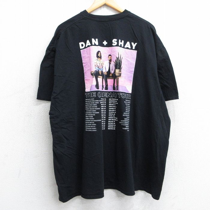 【商品番号】 tsrk25061683 【商品名】 XL & starf;古着 半袖 ロック バンド Tシャツ メンズ ダンシェイ 大きいサイズ クルーネック 黒 【メンズ参考サイズ】 XL 