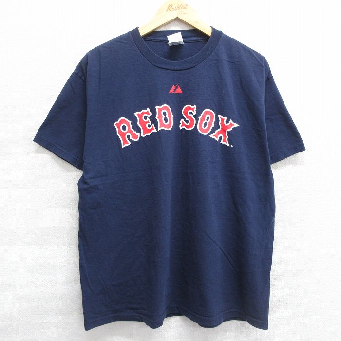 【商品番号】 tsv23053515 【商品名】 L & starf;古着 半袖 ビンテージ Tシャツ メンズ 00年代 00s MLB ボストンレッドソックス ダスティンペドロイア 15 コ