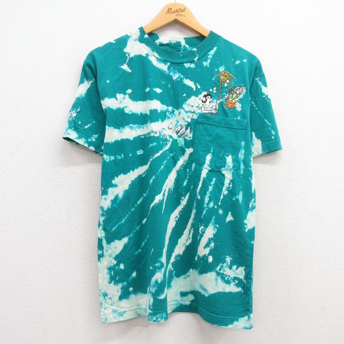 【商品番号】 tsv23071579 【商品名】 M & starf;古着 半袖 ビンテージ Tシャツ メンズ 90年代 90s ディズニー しらゆきひめ 7人の小人 七人のこびと スリーピー