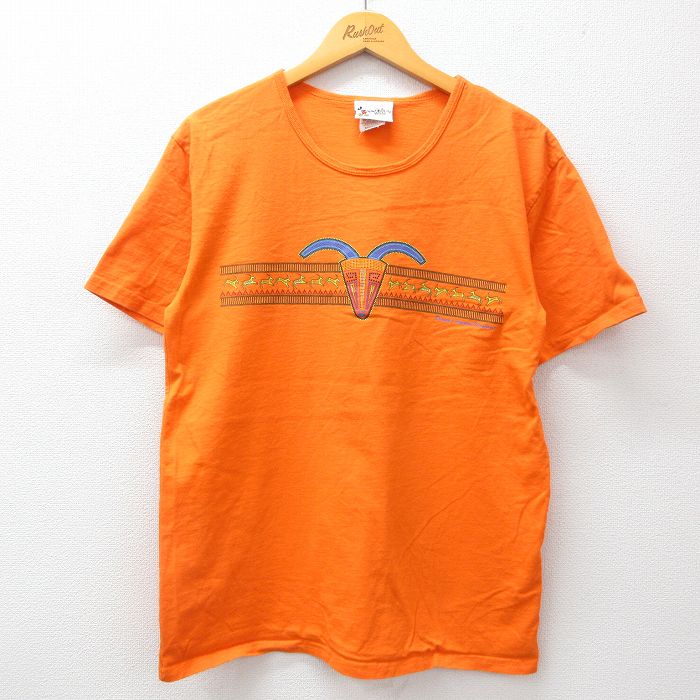 【商品番号】 tsv24071543 【商品名】 L & starf;古着 半袖 ビンテージ Tシャツ メンズ 90年代 90s ディズニー アニマルキングダム コットン クルーネック USA