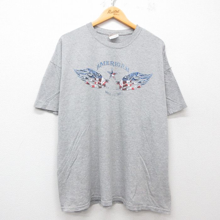 【商品番号】 tsv25032263 【商品名】 XL & starf;古着 ヘインズ 半袖 ビンテージ Tシャツ メンズ 00年代 00s アメリカン 大きいサイズ クルーネック グレー 霜